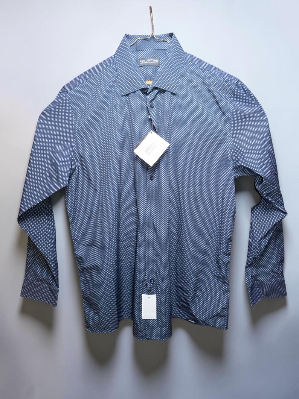 Collection by Michael Strahan Blue Dress Shirt 17” - 17 1/2” 36/36